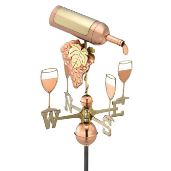 18 inch Copper Wine Bottle