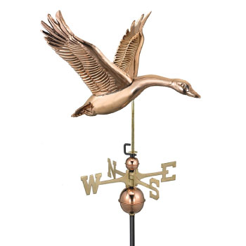 Copper Goose Weathervane