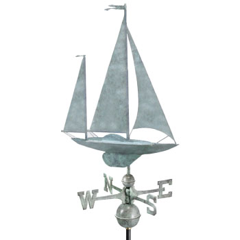 22 inch Blue Verde Copper Yawl