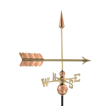 23 inch Copper Arrow Weathervane