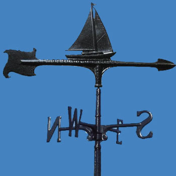 24 inch Sailboat Weathervane