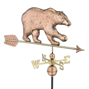 25 inch Copper Bear with Arrow