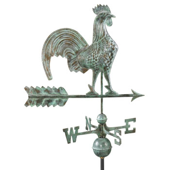 25 inch Blue Verde Rooster