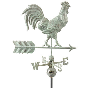 Blue Verde Smithsonian Rooster