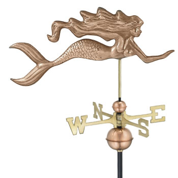 28 inch Copper Mermaid