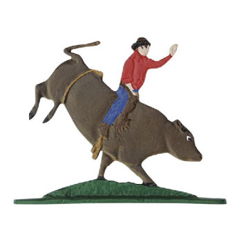 30 inch Painted Bull Rider