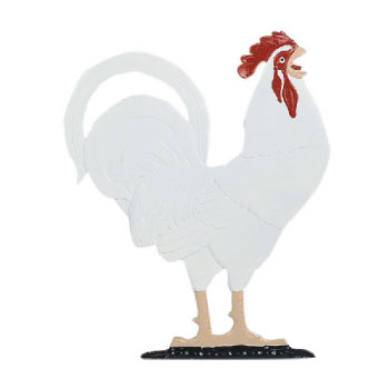 30 inch Painted Rooster Weathervane