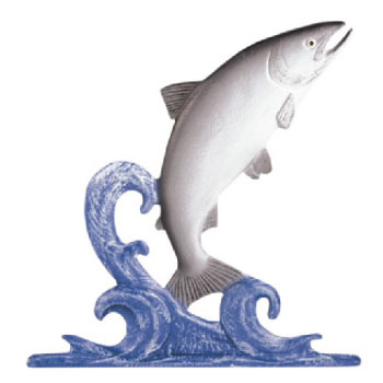 30 inch Painted Trout Weathervane