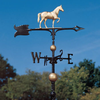 30 inch Full Bodied Horse Weathervane