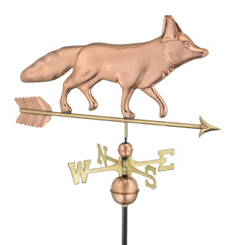 33 inch Copper Fox Weathervane