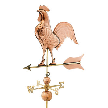 Copper Rooster Weathervane