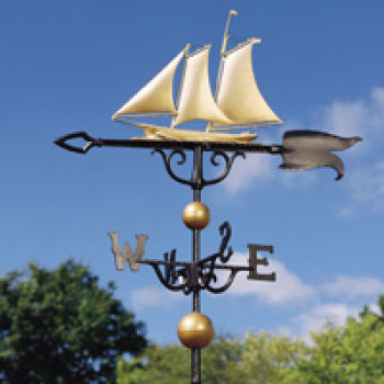 46 inch Full Bodied Yacht Weathervane