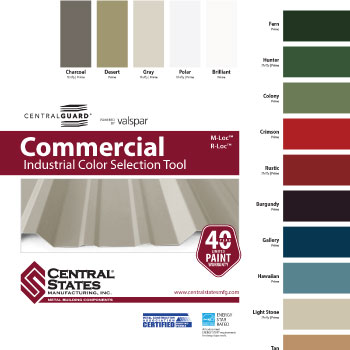 Central States Steel Color Chart
