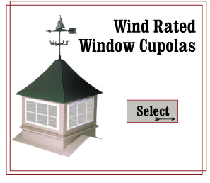 Wind Rated Window Cupola